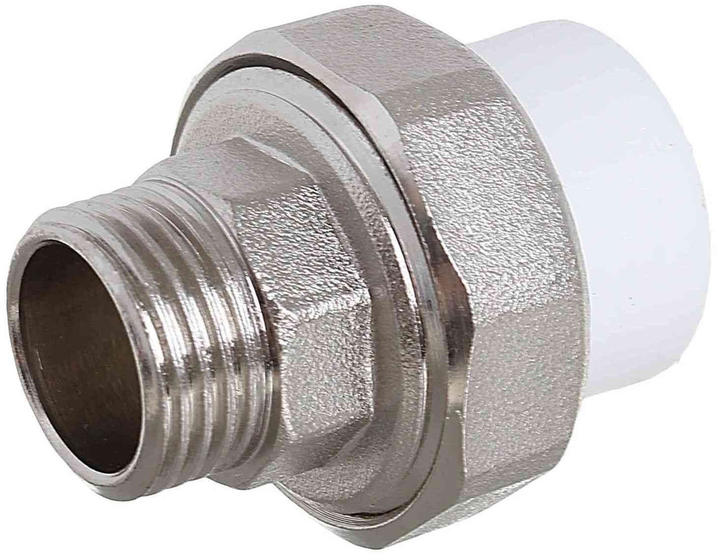 ПП  Американка  20х1/2"  НР  AQUAGID БЕЛЫЙ