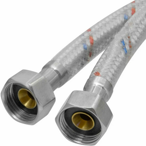 Подводка с ПВХ покрытием для воды 1/2"  50 см Г1/2-Г1/2 AQUAGID 