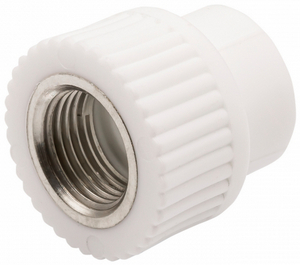 ПП  Муфта   комбинир. 25х1/2"  ВР  AQUAGID БЕЛЫЙ