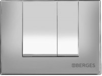 Кнопка BERGES для инсталляции NOVUM S2 матовый хром 040042